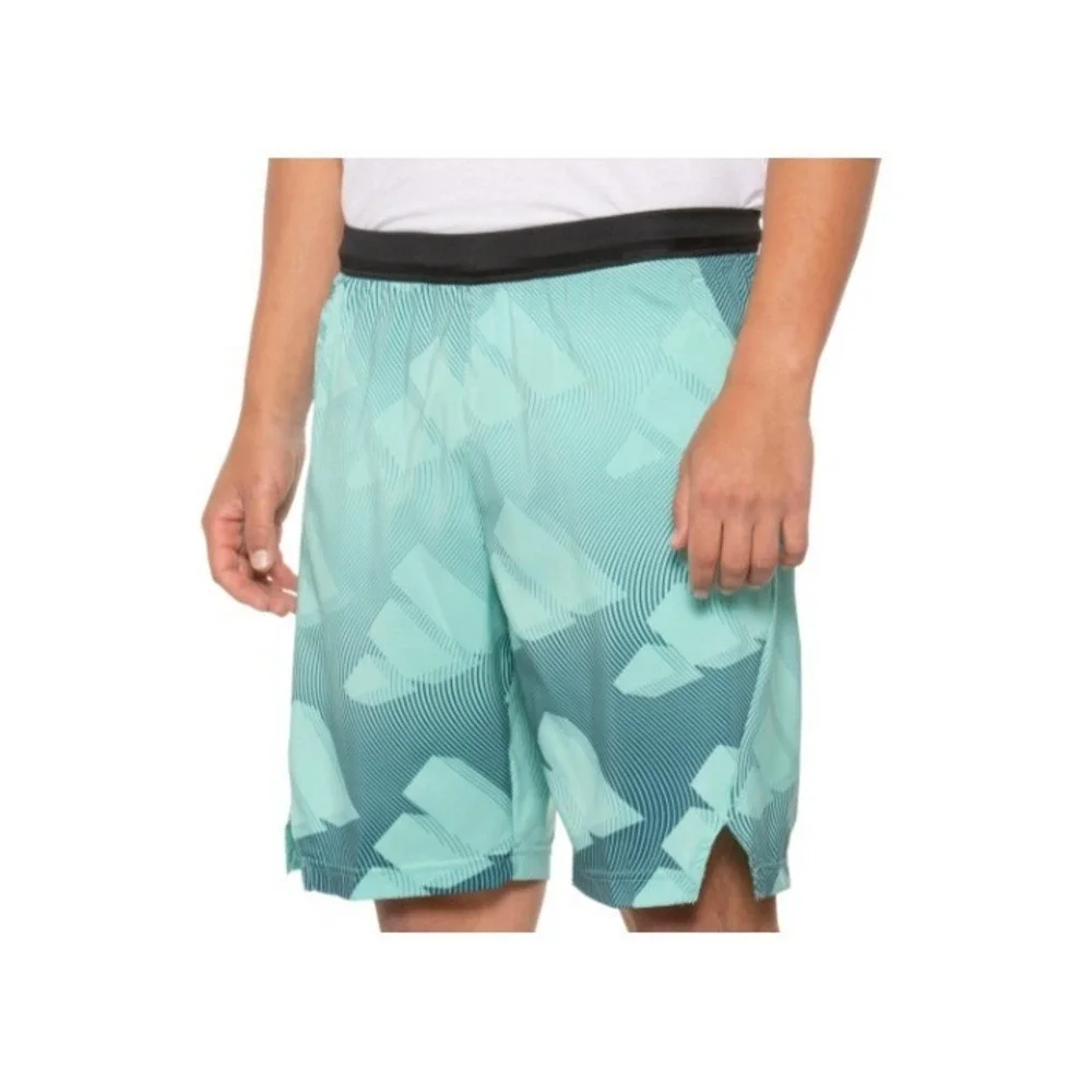Adidas Athletic Shorts Mens Small Acid‎ Mint M AXIS WNN AOP Shorts New